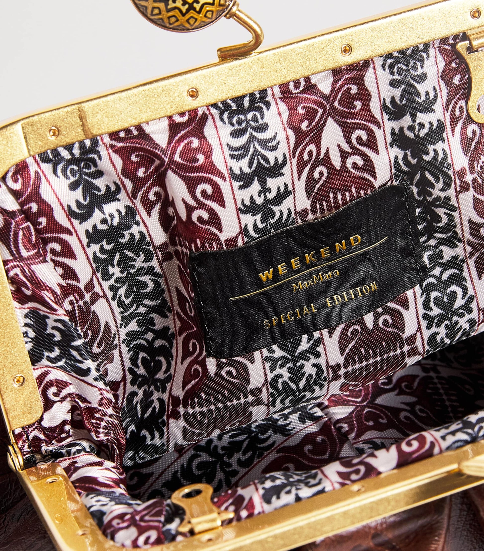 Leather Spanish Heritage Pasticcino Clutch Bag