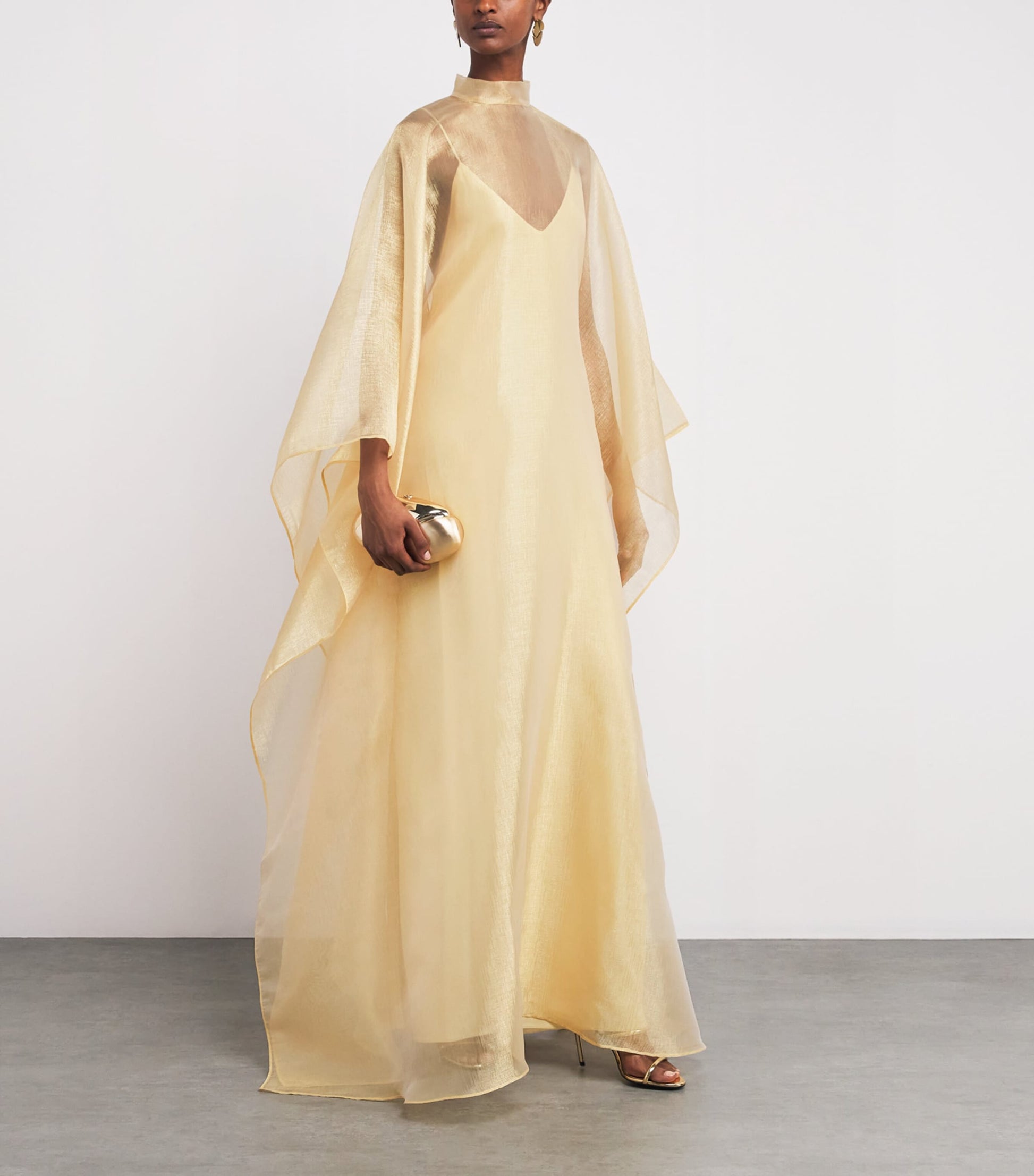 Organza Sphinx Maxi Kaftan