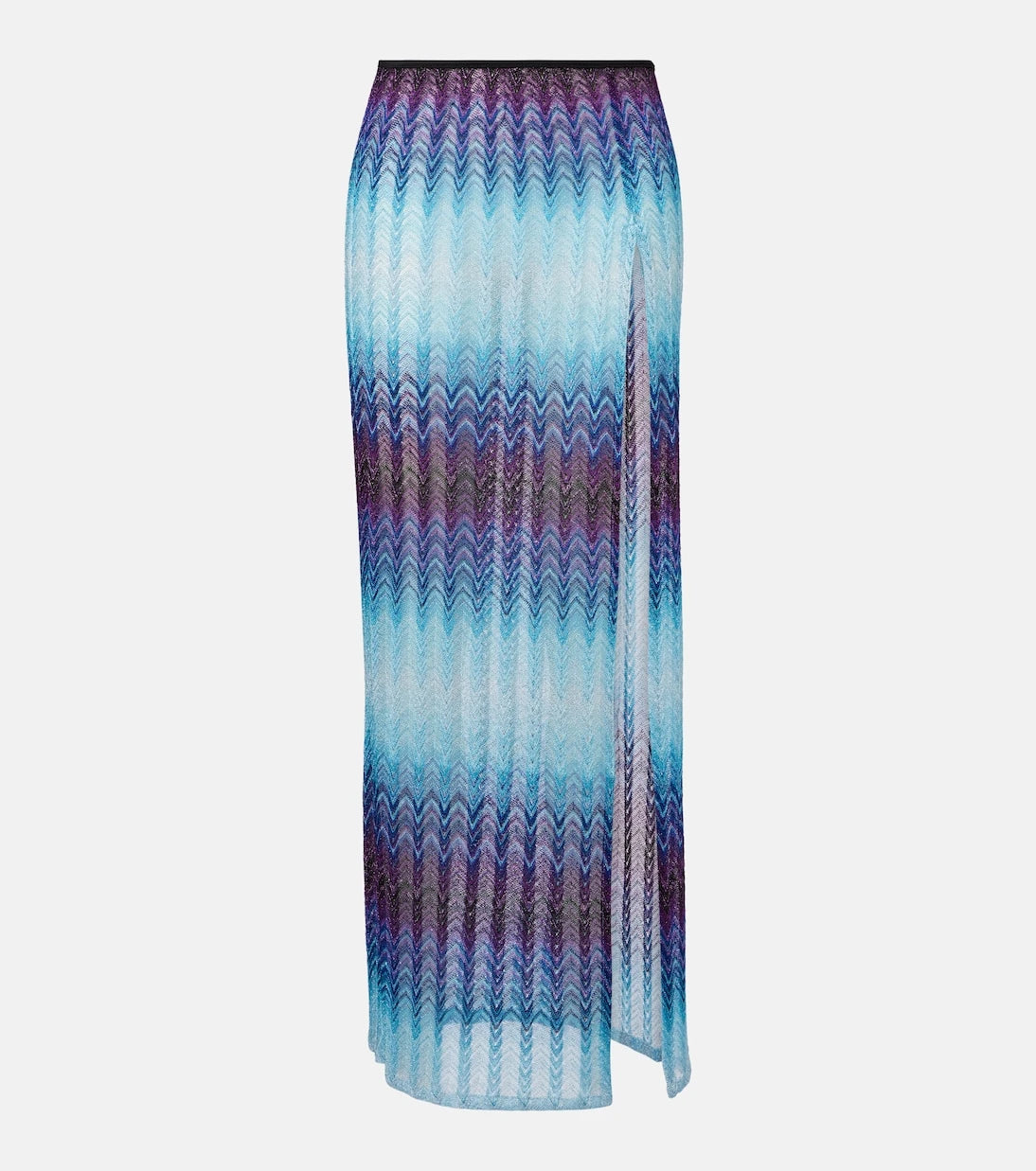 Missoni - تنورة ماكسي لاميه بنمط متعرج