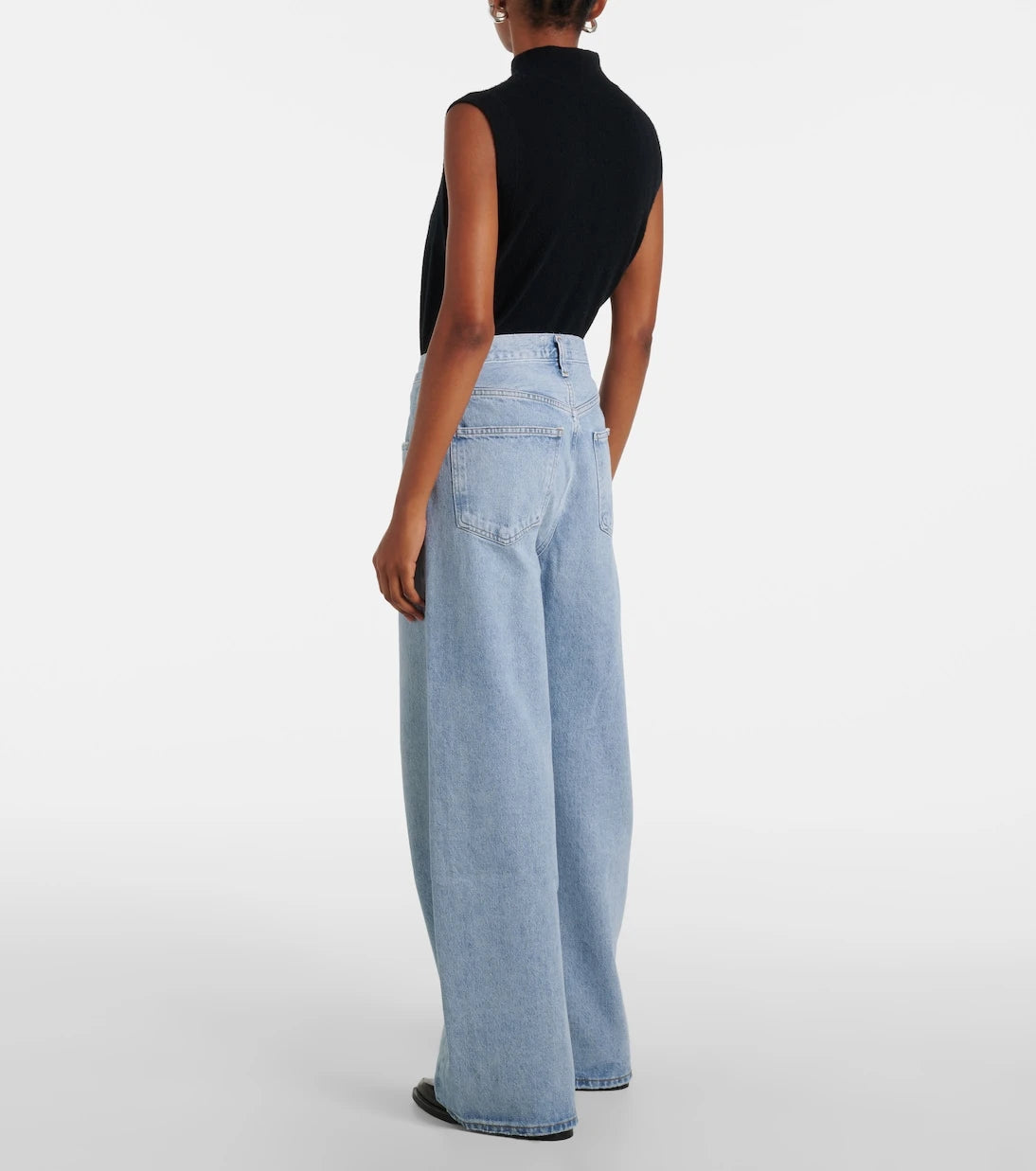 Agolde - Low Curve mid-rise wide-leg jeans