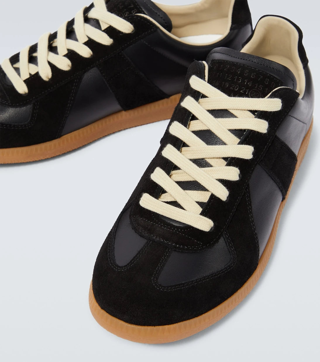 Maison Margiela - Replica leather and suede sneakers