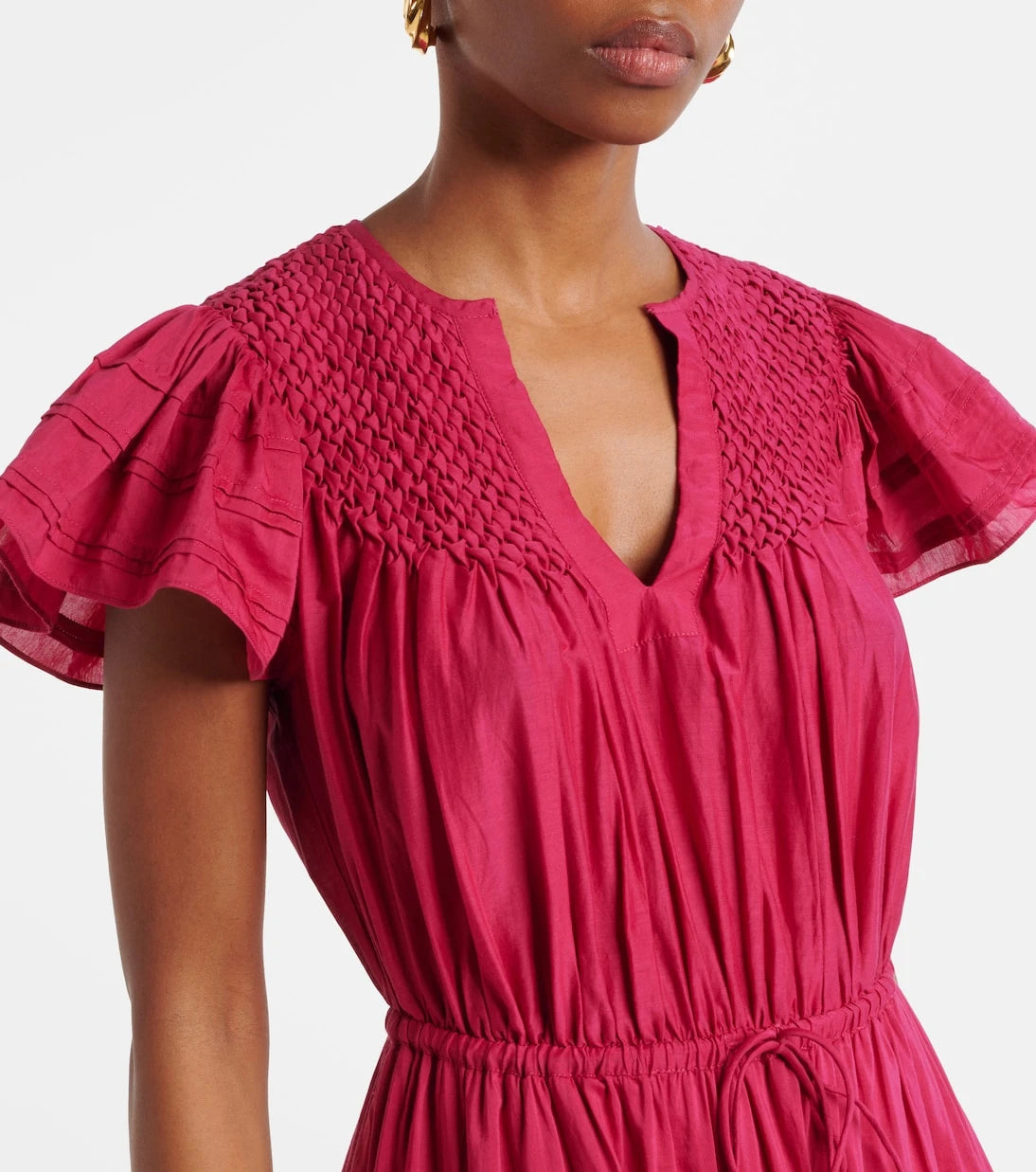 Ulla Johnson - Marika cotton and silk voile maxi dress
