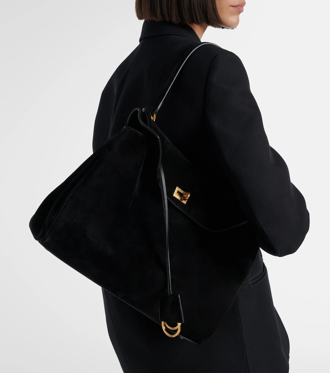 Balenciaga - Rodeo Medium suede shoulder bag