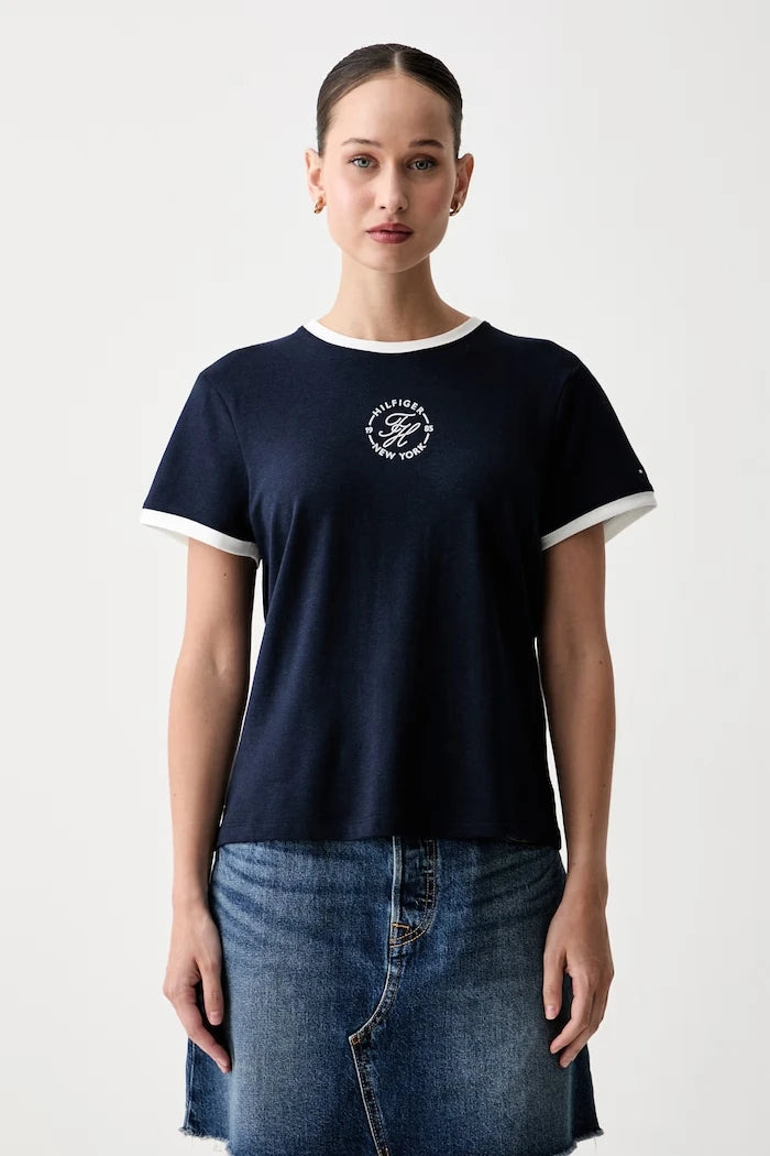 Tommy Hilfiger kadın lyocell tişört