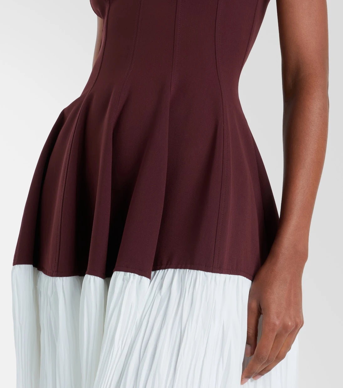 Simkhai - Raleigh crêpe and satin midi dress
