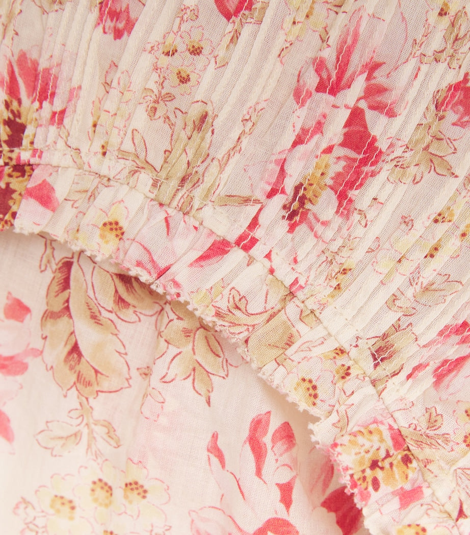 Organic Cotton Floral Frederica Blouse