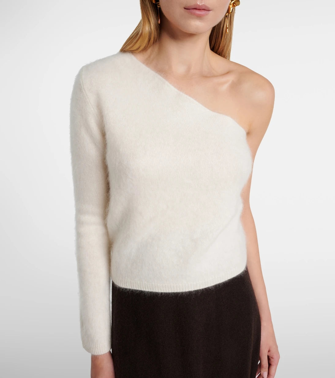 Lisa Yang - Dae one-shoulder cashmere top