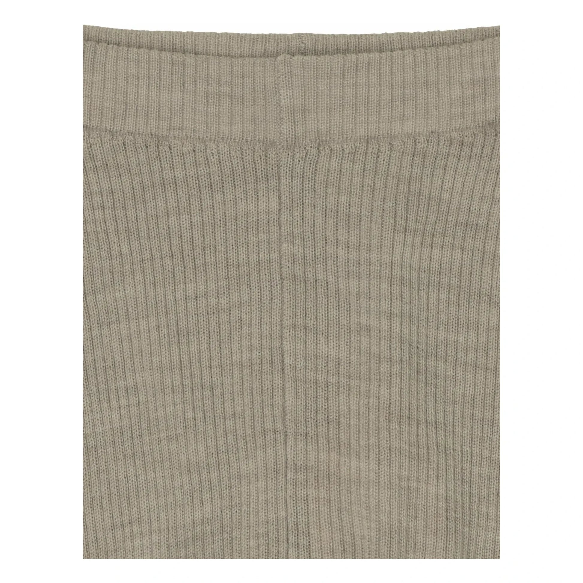 FUB - Plain Merino Wool Legging | Heather beige