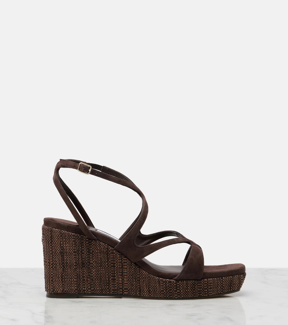Jimmy Choo - Ayla suede wedge sandals