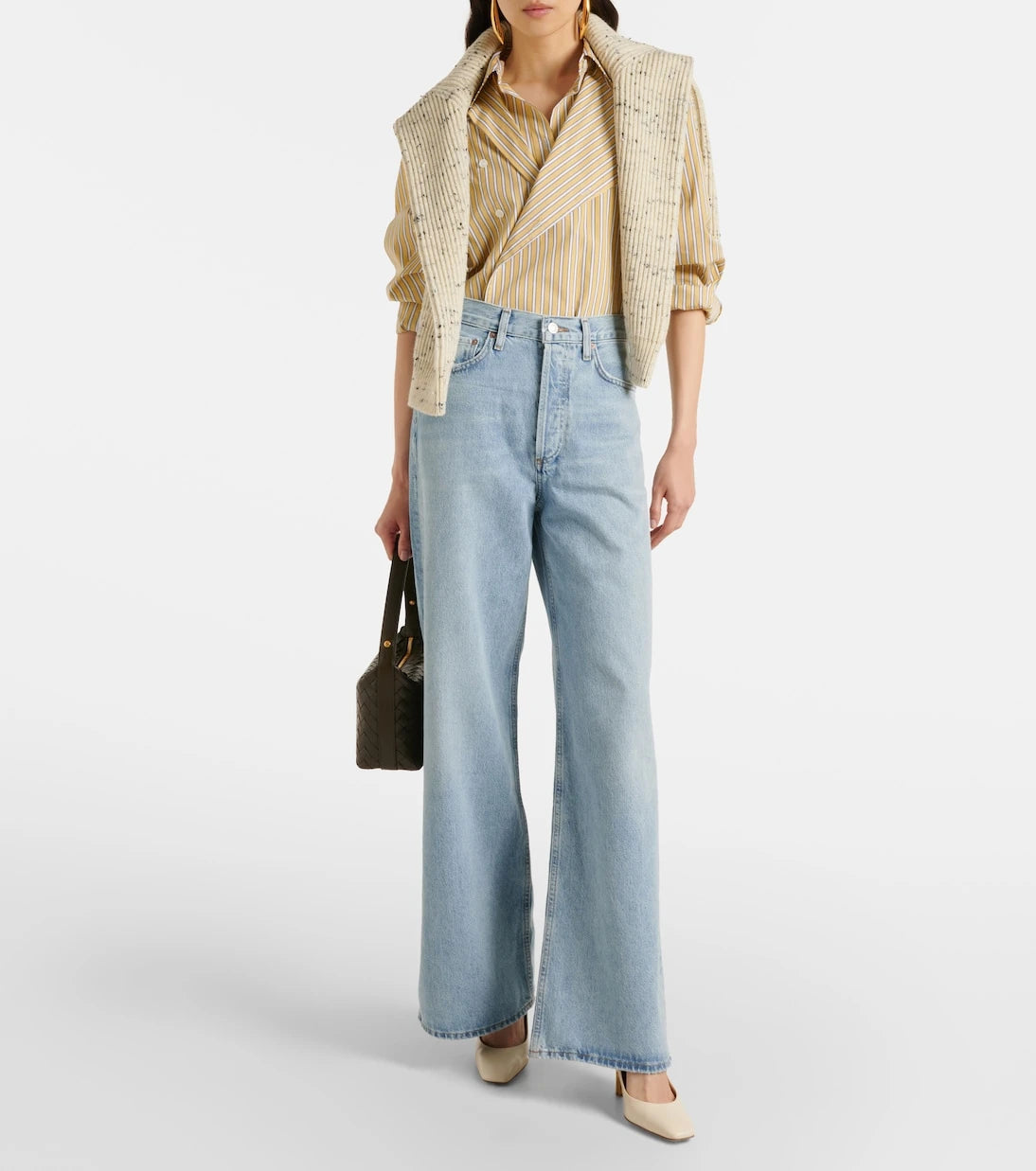 Agolde - Dame Jean high-rise wide-leg jeans