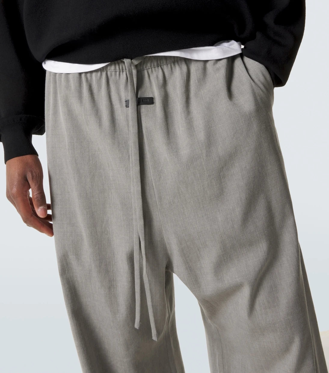 Fear of God - بنطال رياضي من الصوف البكر