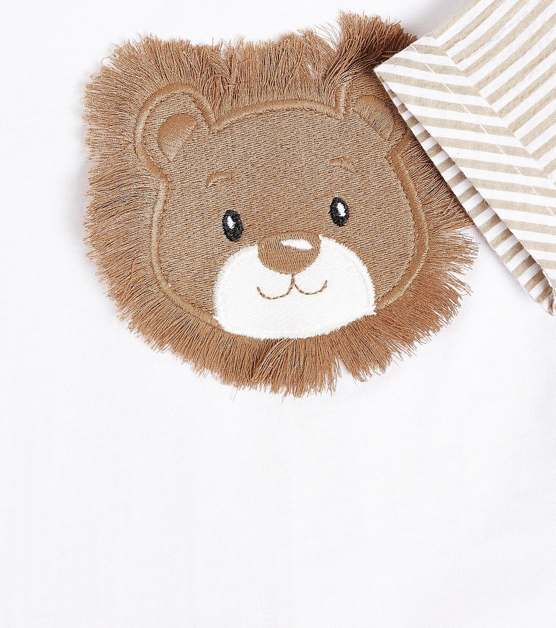 Monnalisa - Baby bear-appliqué cotton T-shirt