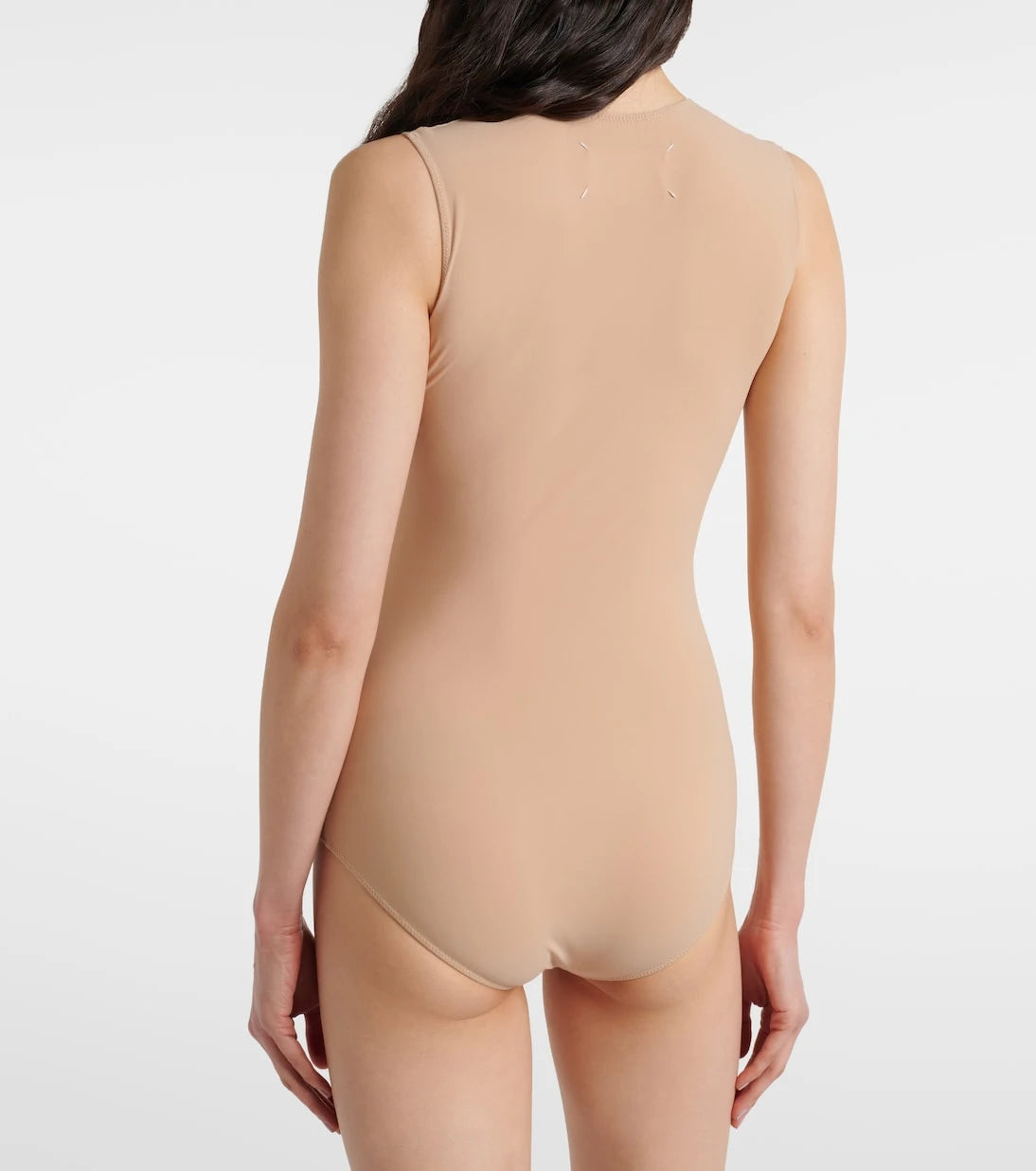Maison Margiela - بودي سوت جيرسيه مطاطي بلا أكمام