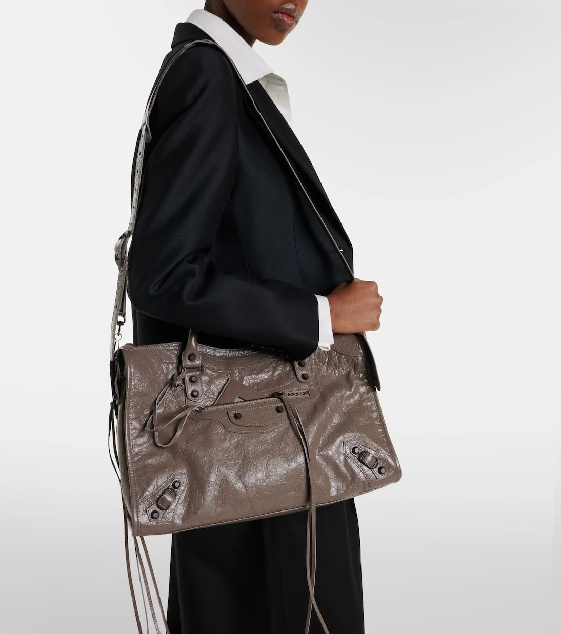 Balenciaga - Le City Medium leather tote bag