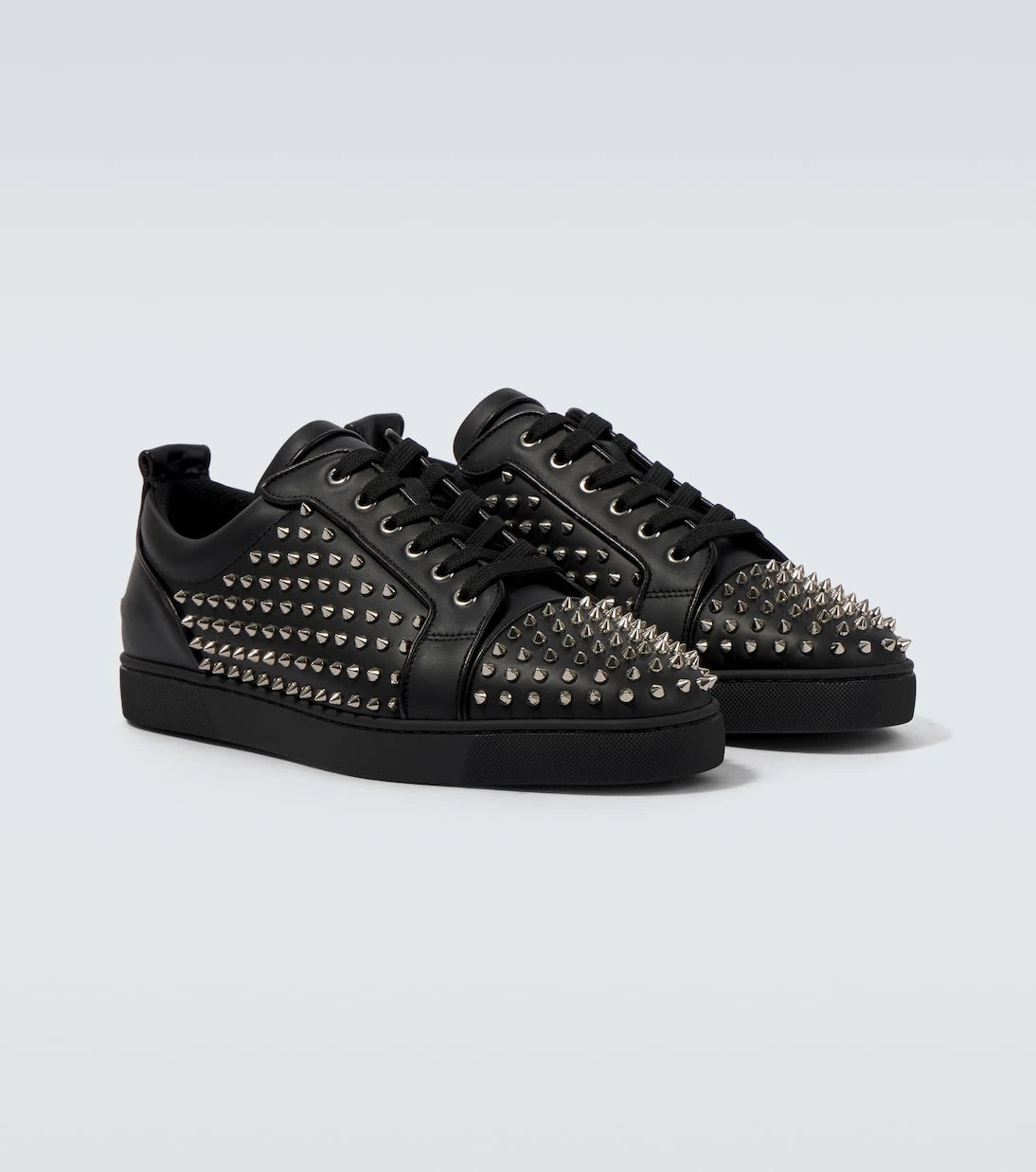 Christian Louboutin - Louis Spikes Junior leather sneakers