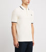 Cotton Crepe Piqué Polo Shirt