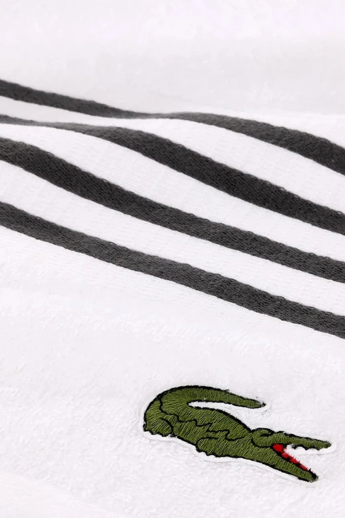 Lacoste LCOURTLI Bitume 90 x 150 cm Orta Pamuklu Havlu