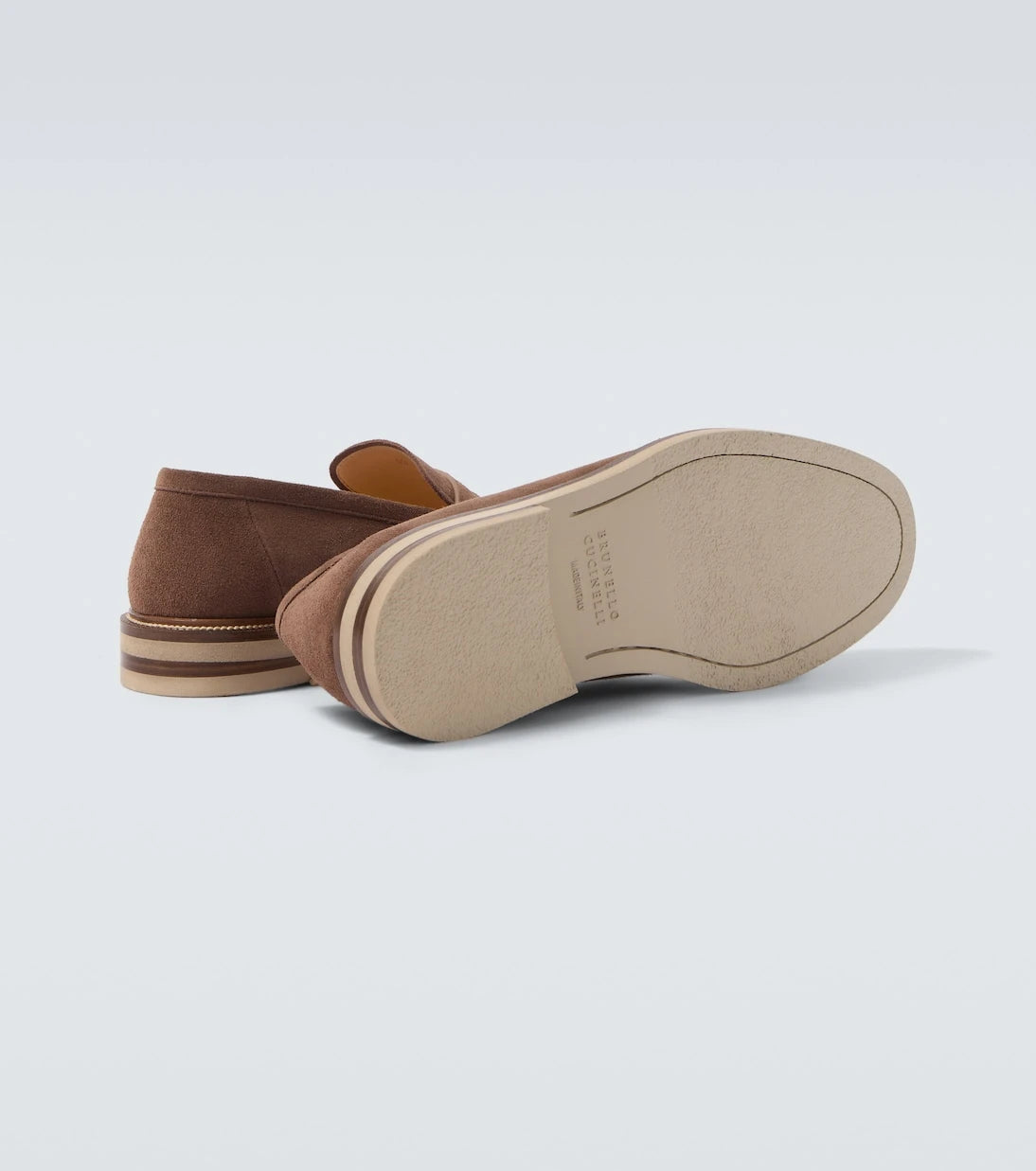 Brunello Cucinelli - Suede penny loafers