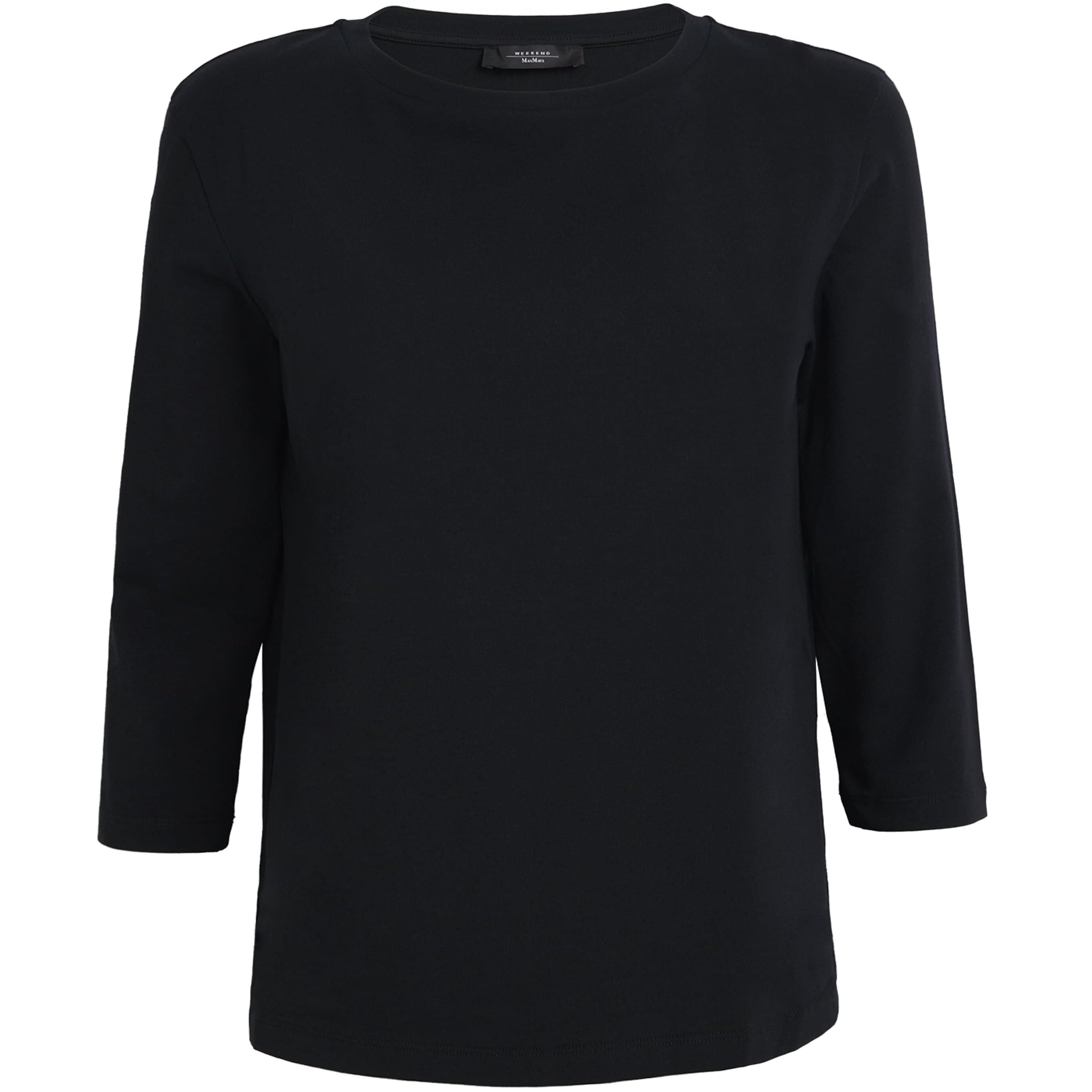 Weekend Max Mara Black Stretch-Cotton T-Shirt