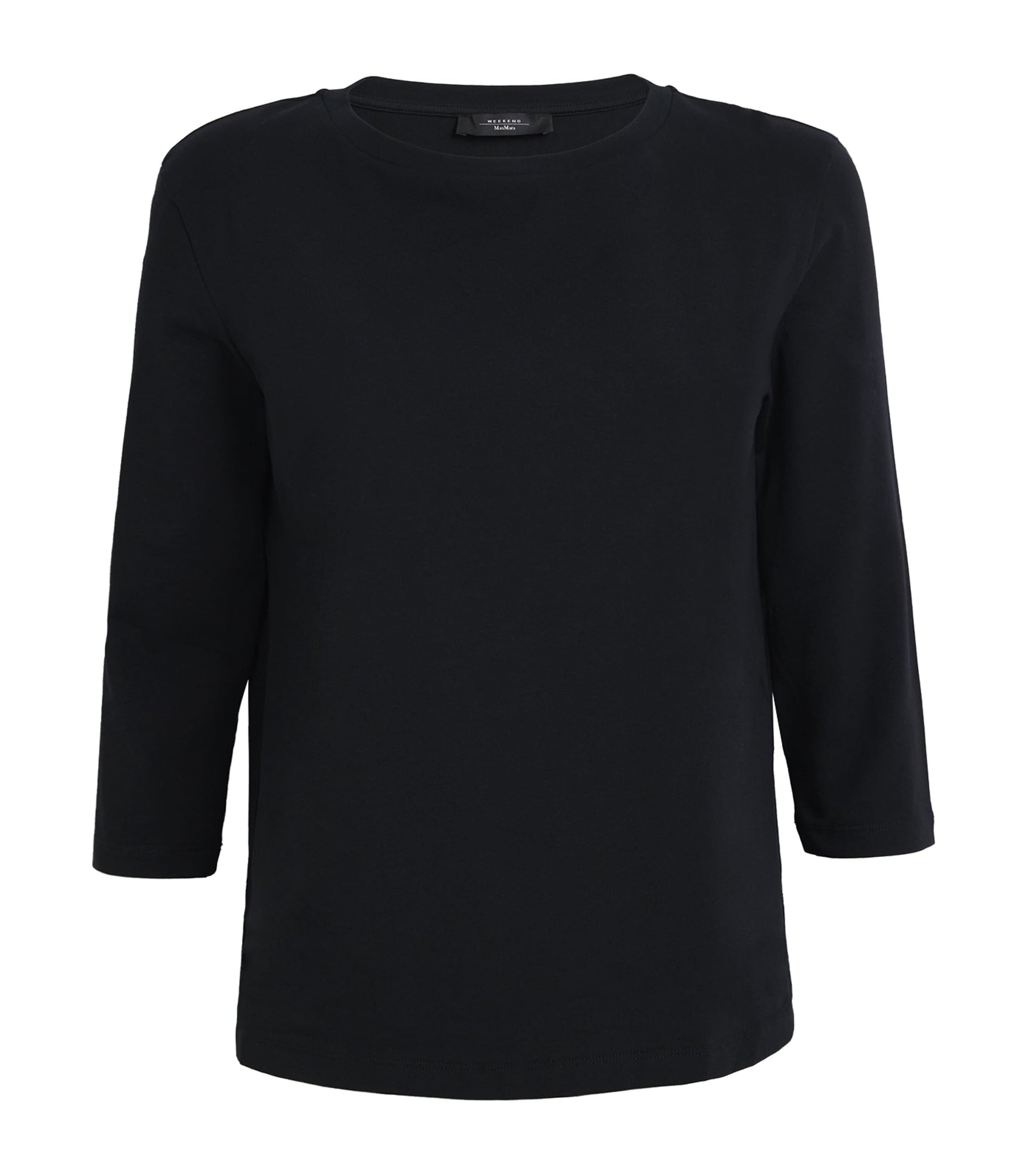 Weekend Max Mara Black Stretch-Cotton T-Shirt