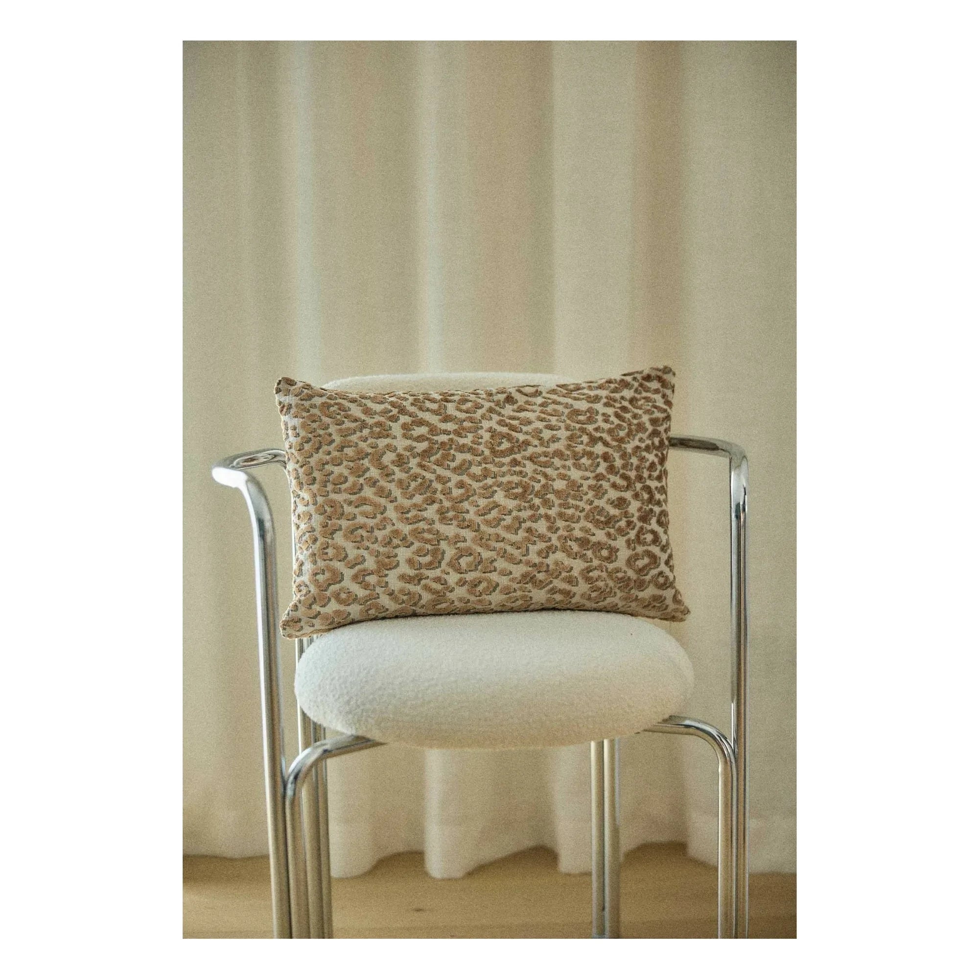 Gabrielle Paris - Jacquard cushion cover | Leopard