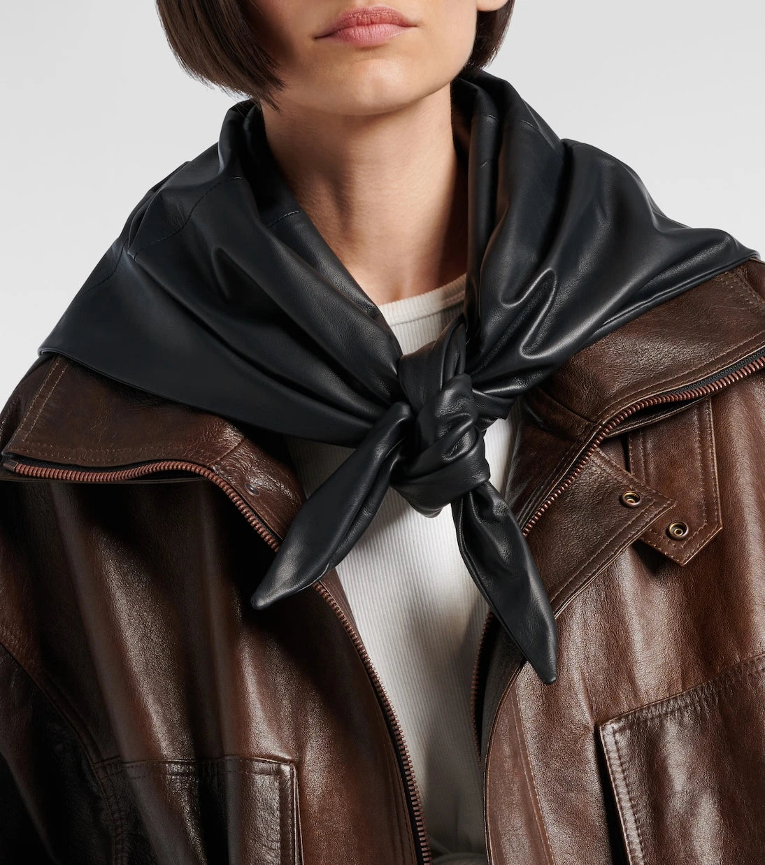 Magda Butrym - Leather scarf