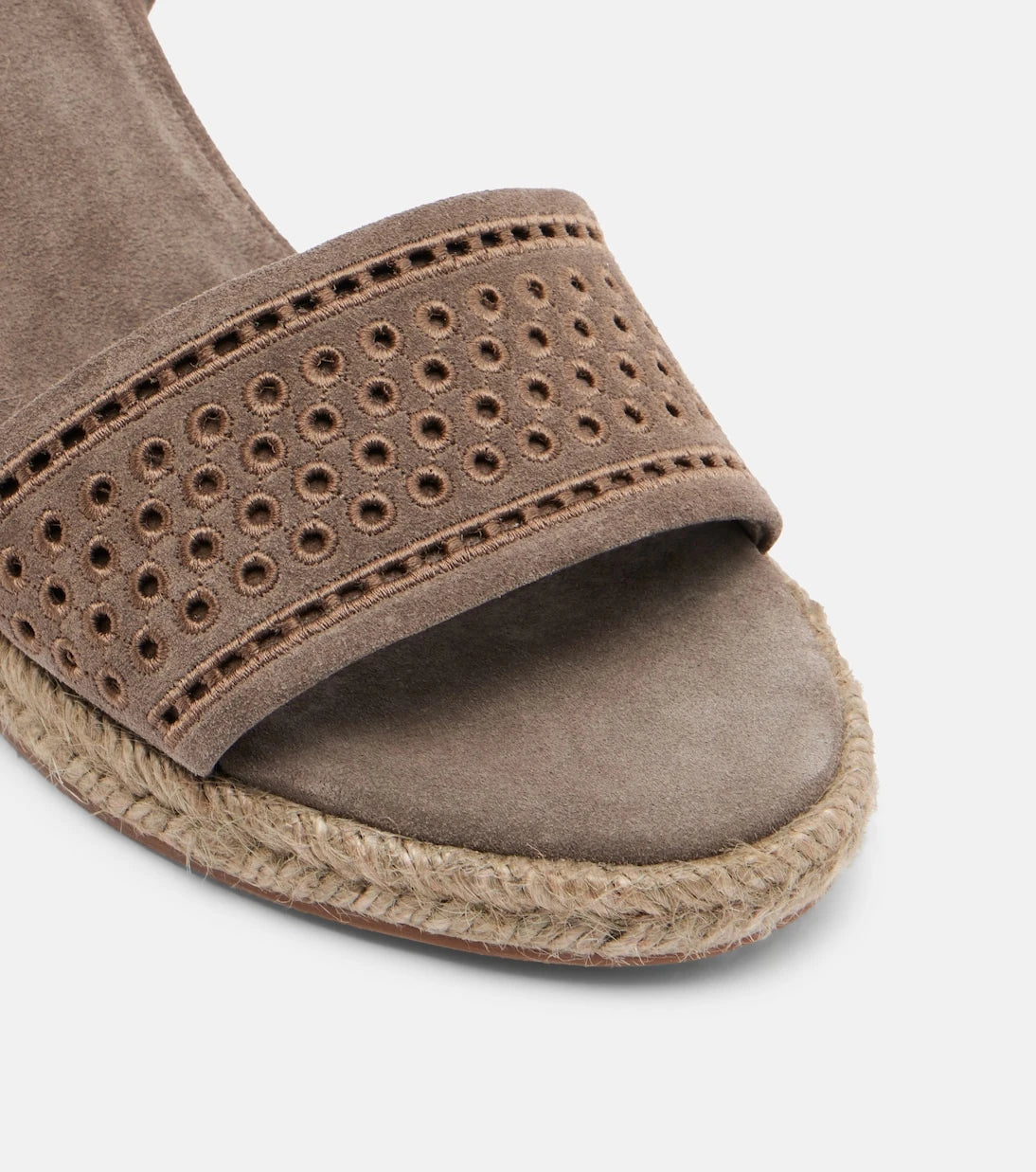 Brunello Cucinelli - Suede espadrille wedges