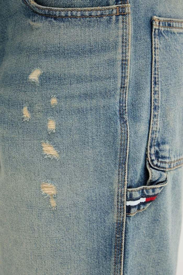 Tommy Jeans къс панталон мъжки от деним