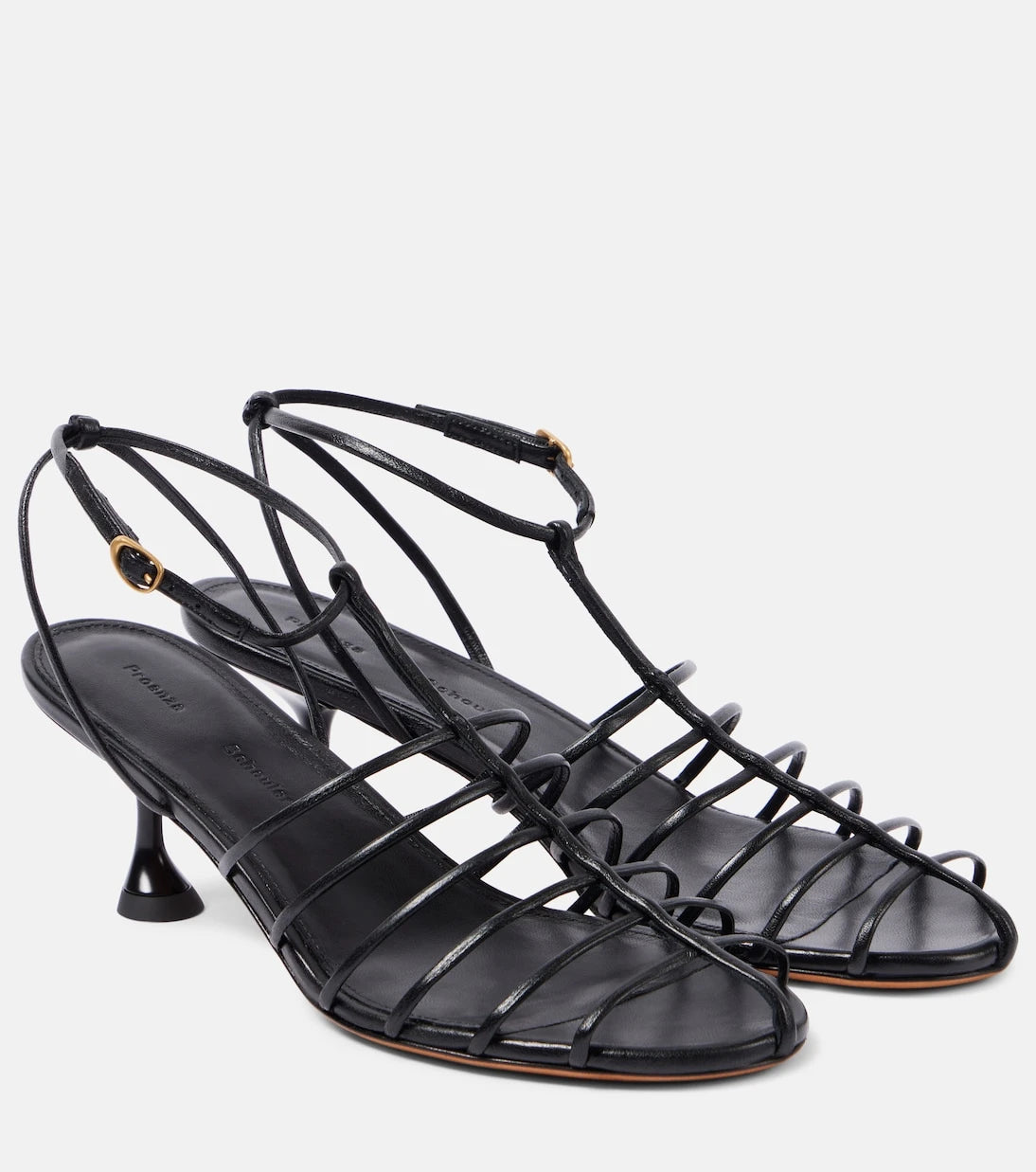 Proenza Schouler - Tee Cage 60 leather sandals