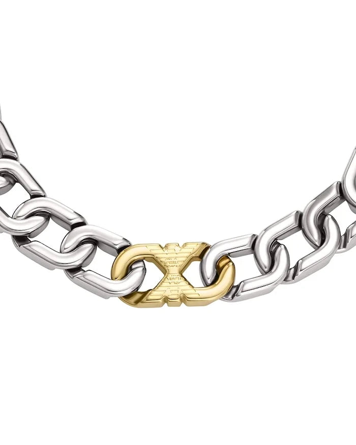 Emporio Armani гривна мъжка от неръждаема стомана Eagle Logo