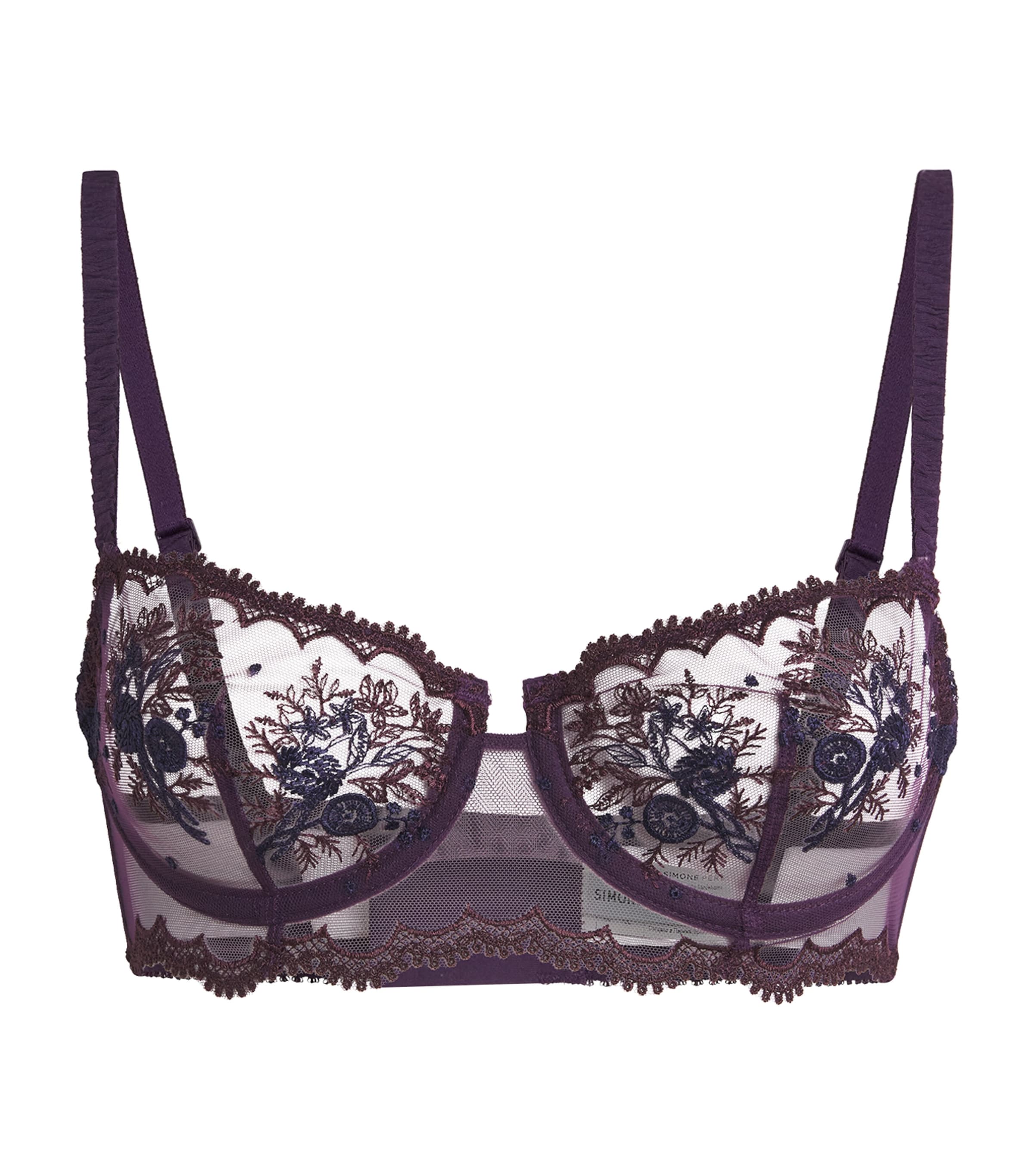 Simone Perele Purple Intrigue Half-Cup Bra