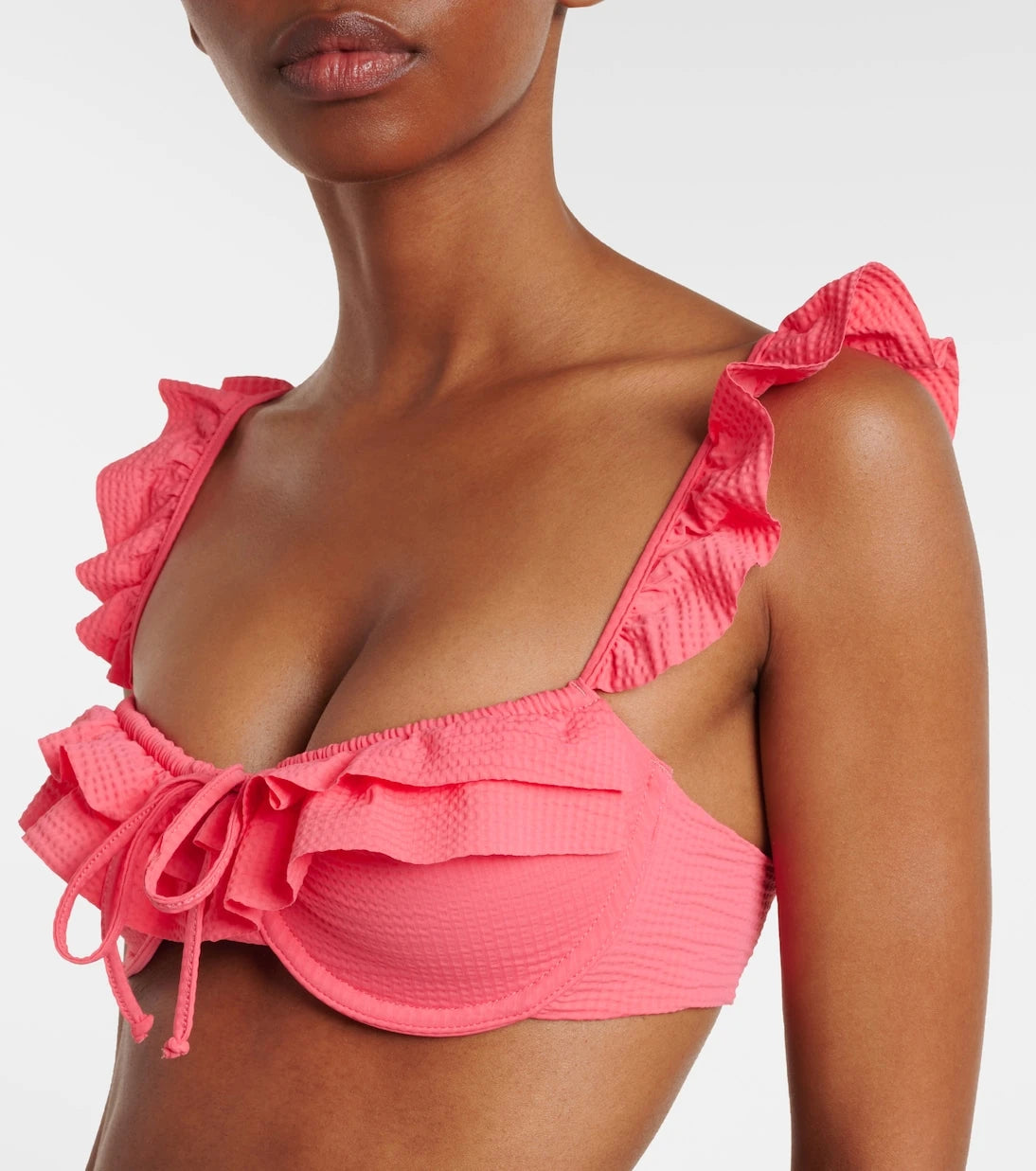 Marysia - Seraphine ruffled bikini top