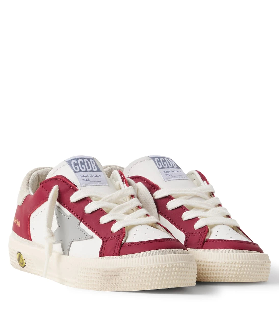 Golden Goose Kids - May leather sneakers