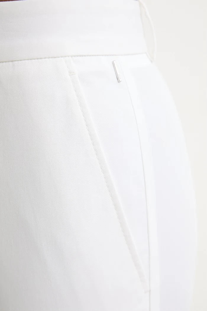 BOSS kadın pamuklu elastan havuç kesim pantolon Tapria-Crop2