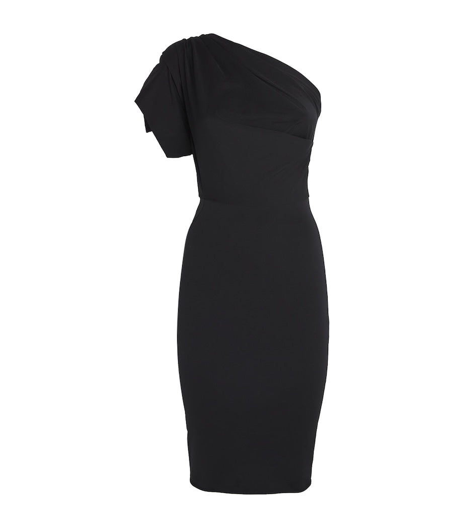 Rick Owens Twisted One-Shoulder Mini Dress