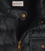 Moncler Black Down Panelled Cardigan