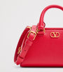 Mini Leather VLogo Signature Top-Handle Bag