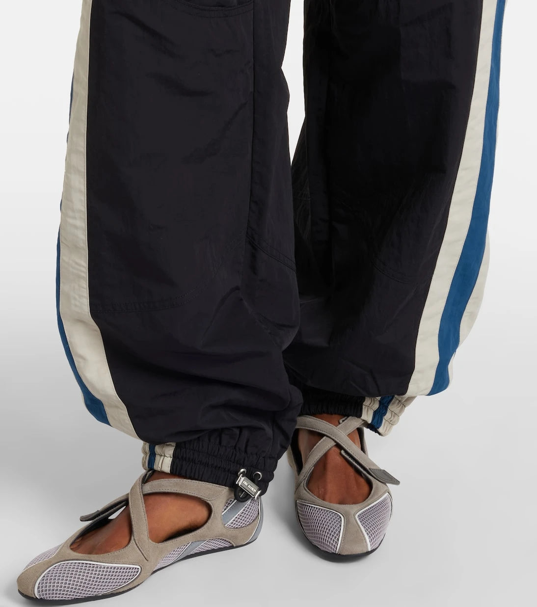 The Attico - Paneled track pants