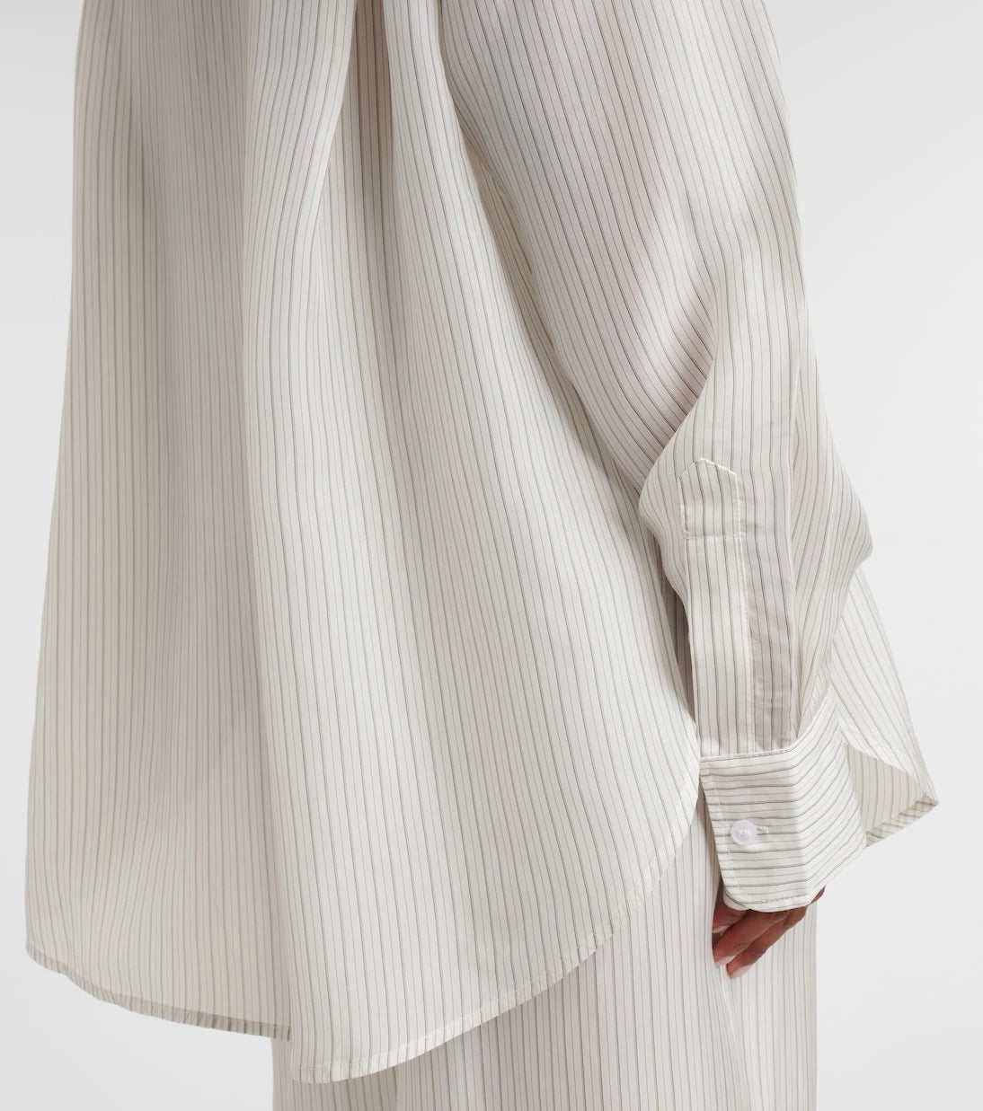 The Frankie Shop - Peri sheer striped shirt