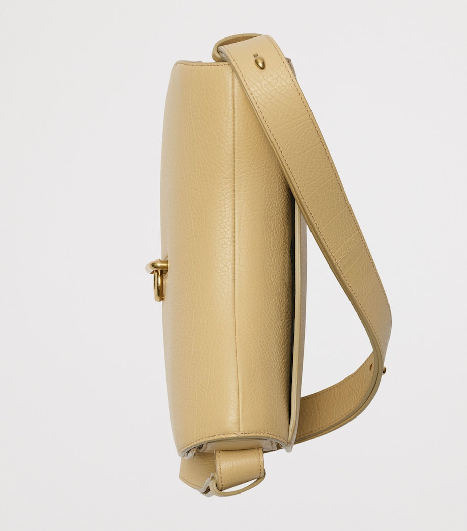 Beige Leather Rocking Horse Bag