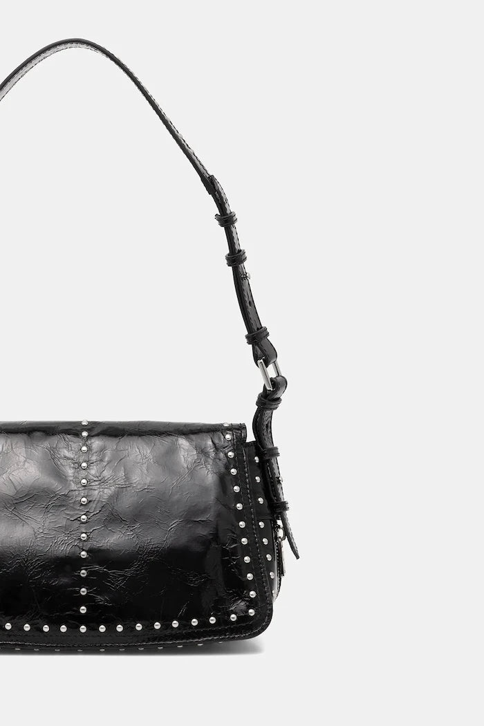 ZADIG&VOLTAIRE LE ZOUZOU VINTAGE PATENT STUDS Deri Çanta