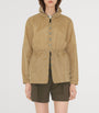 Burberry Beige Technical Adaptable Check-Trim Parka