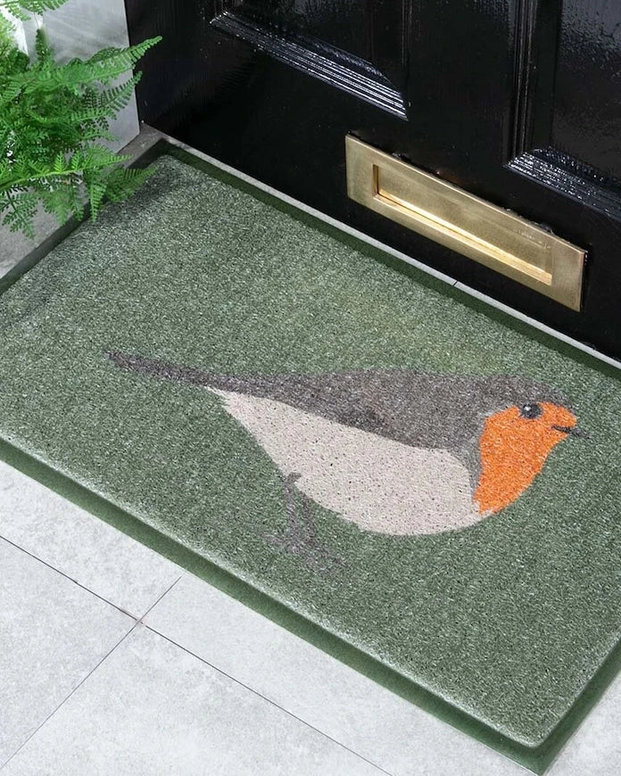 Artsy Doormats Robin 70 x 40 cm Kapı Önü Paspası