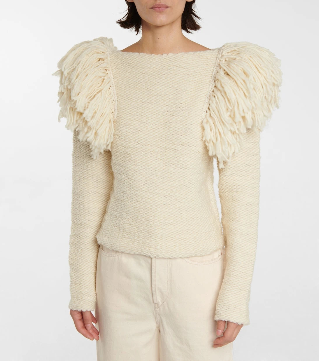 Isabel Marant - Sully fringed wool-blend sweater