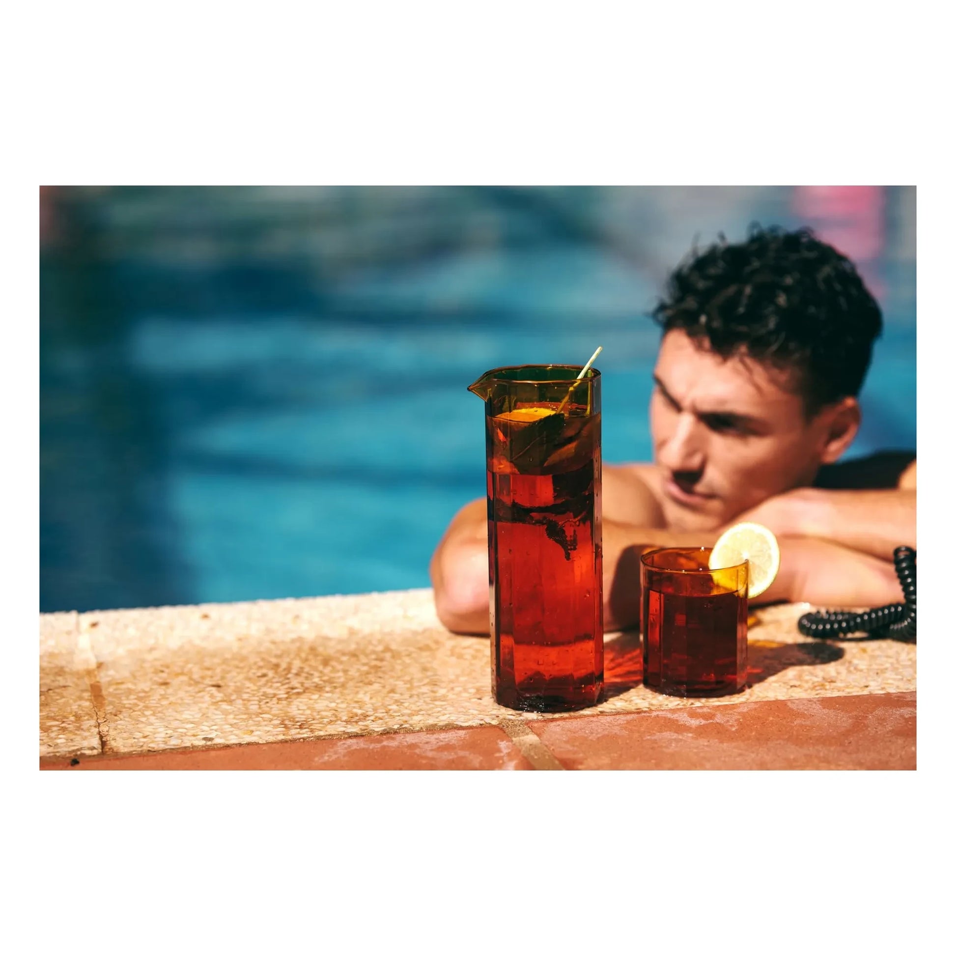 HKliving - Sunlit decanter | Amber