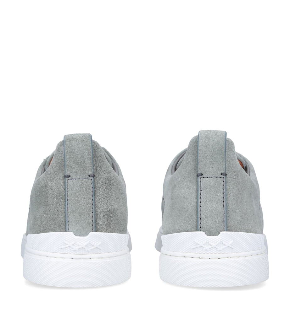 Suede Triple Stitch Sneakers