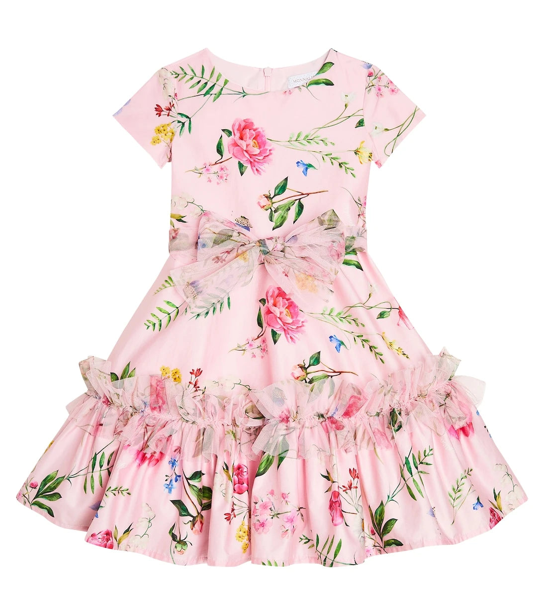 Monnalisa - Floral cotton dress