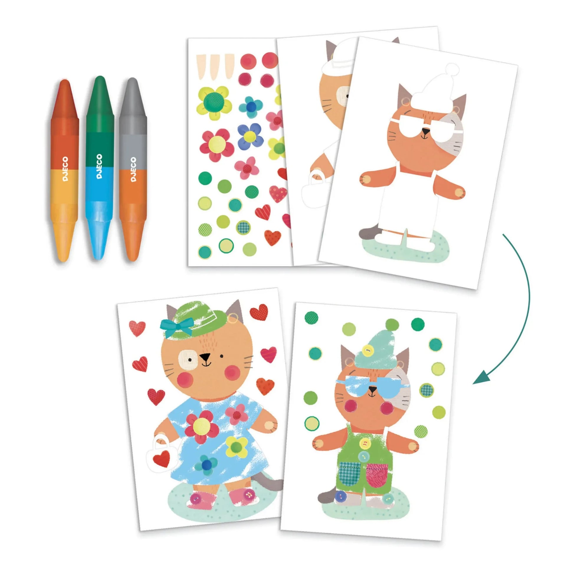 Djeco - Animals and Their Homes Multi-Activity Box