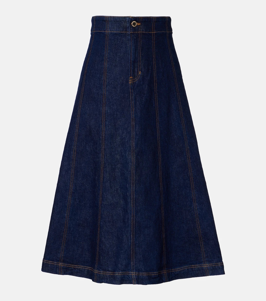 Veronica Beard - Alix denim midi skirt