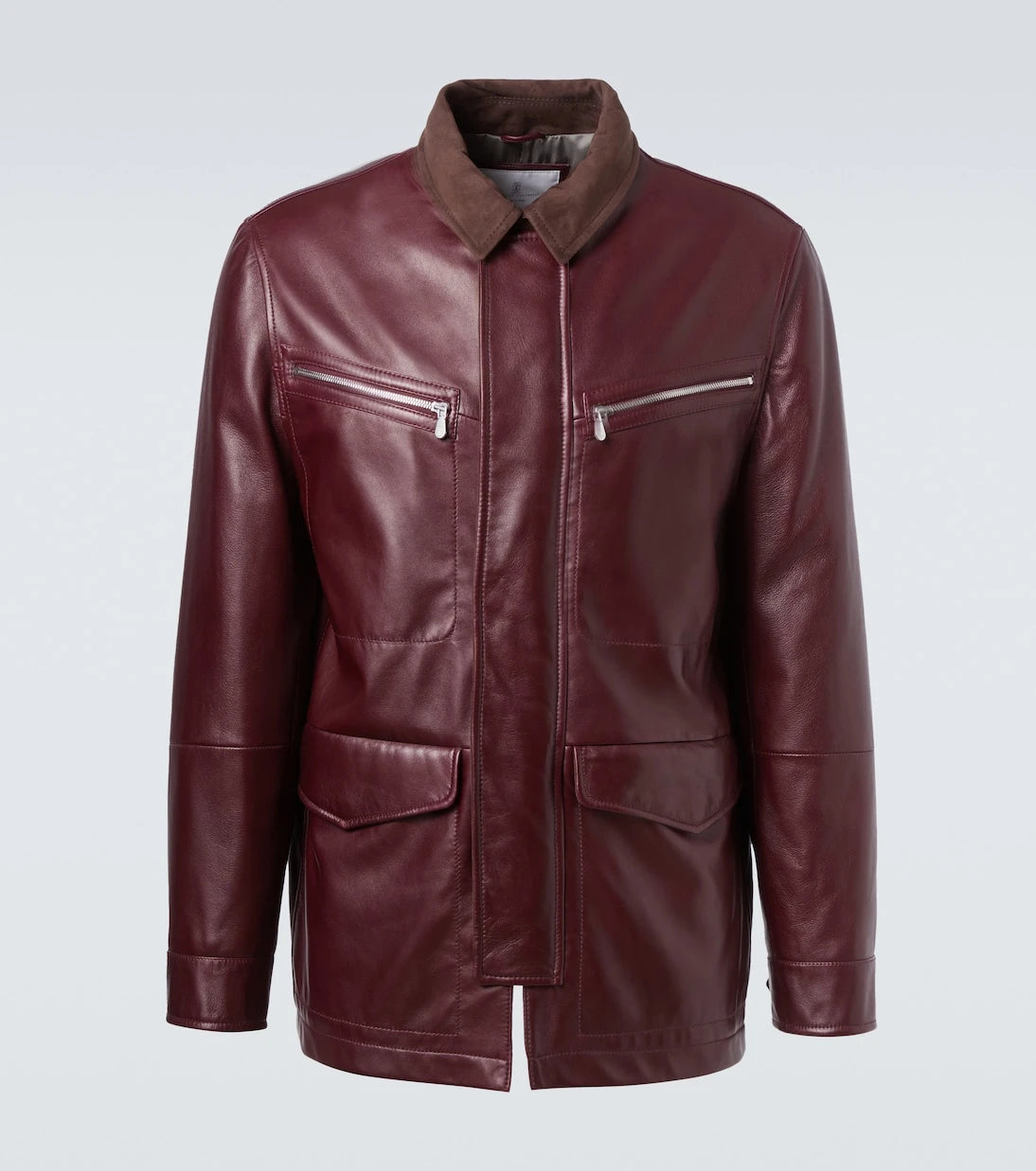 Brunello Cucinelli - Padded leather jacket